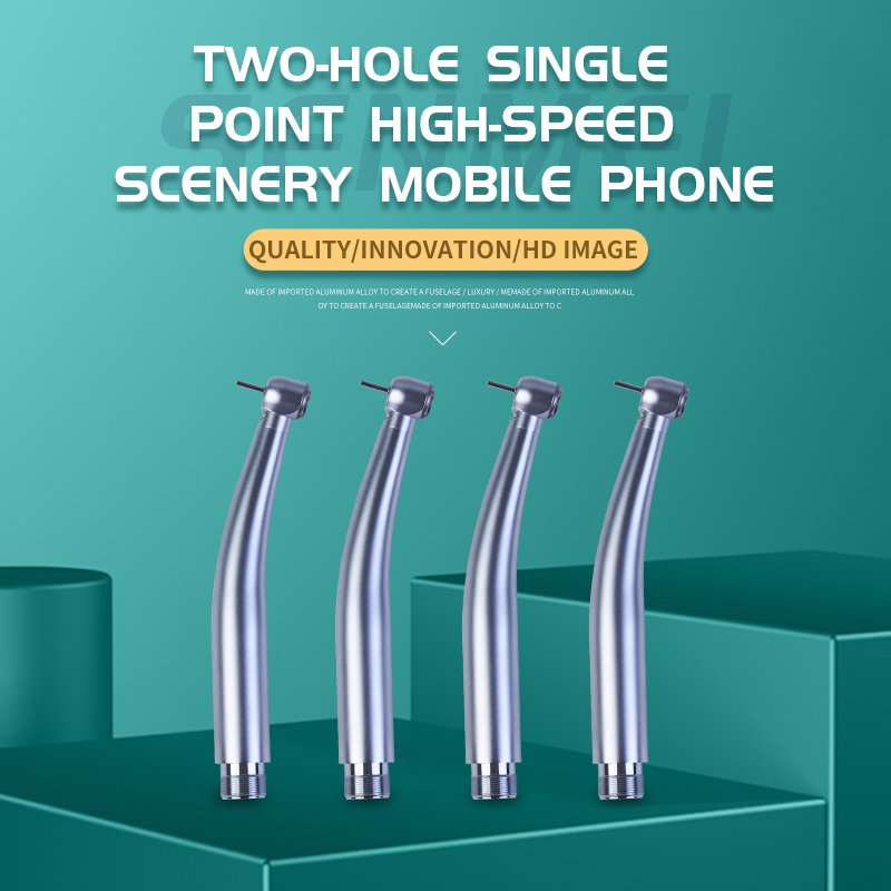 Spot New Products Dental High Speed Turbine Handpiece LED E Generator Push Button 2/4 Holes Dental Handpiece