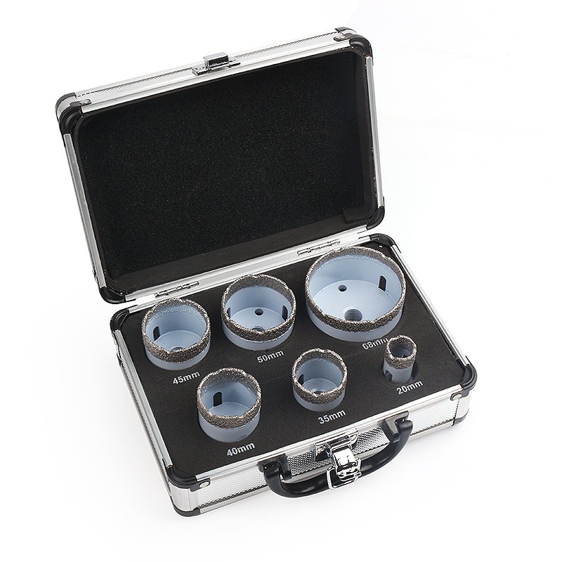 6pcs/1set M14 Thread Core Drill bits diamond hole saw kit 40MM 35MM 20MM 45MM 50MM 68MM Porcelain tile Marble Glass Drill Bit