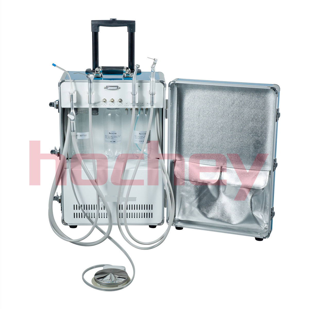 Hochey Medical Portable Suction Dental Unit Dental Equipment Suitcase Dental Unit With Handpiece