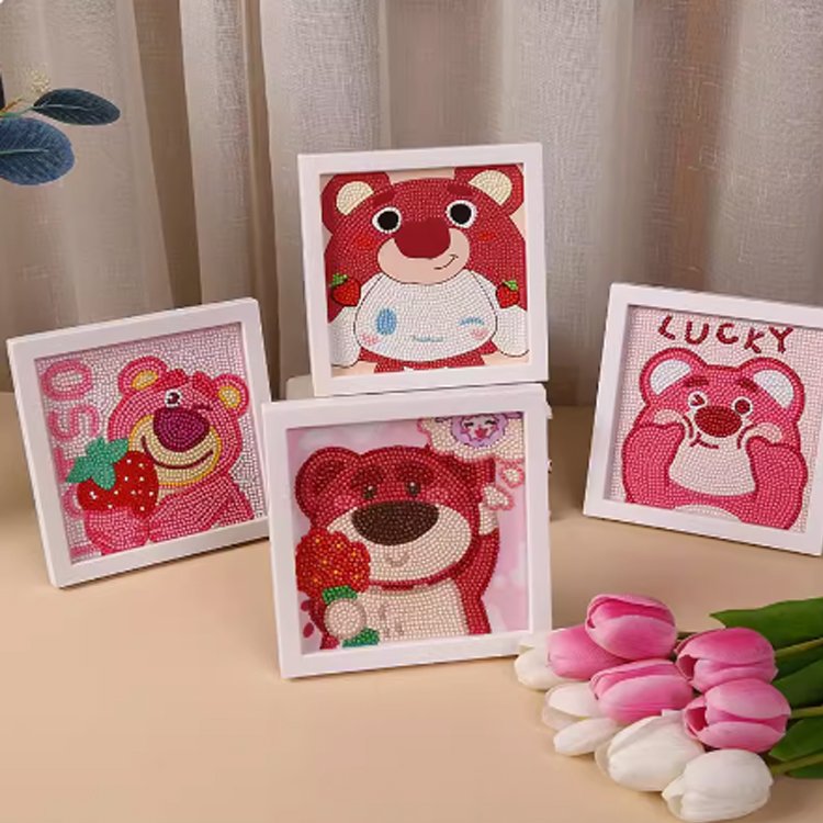 New foreign trade diy hand Christmas diamond painting full of diamond animation cross-stitch landscape stickers diamond