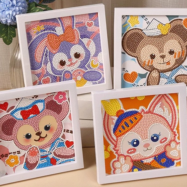 New foreign trade diy hand Christmas diamond painting full of diamond animation cross-stitch landscape stickers diamond