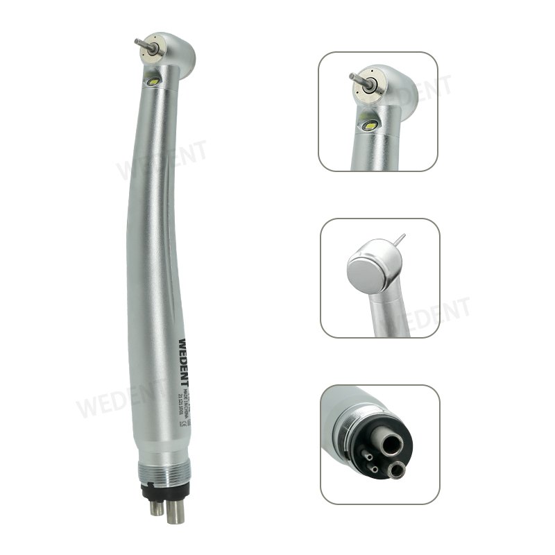Manufacturer Supply International Dental Devices Air Turbine LED Light 3 Water Spray High Speed Dental Handpiece