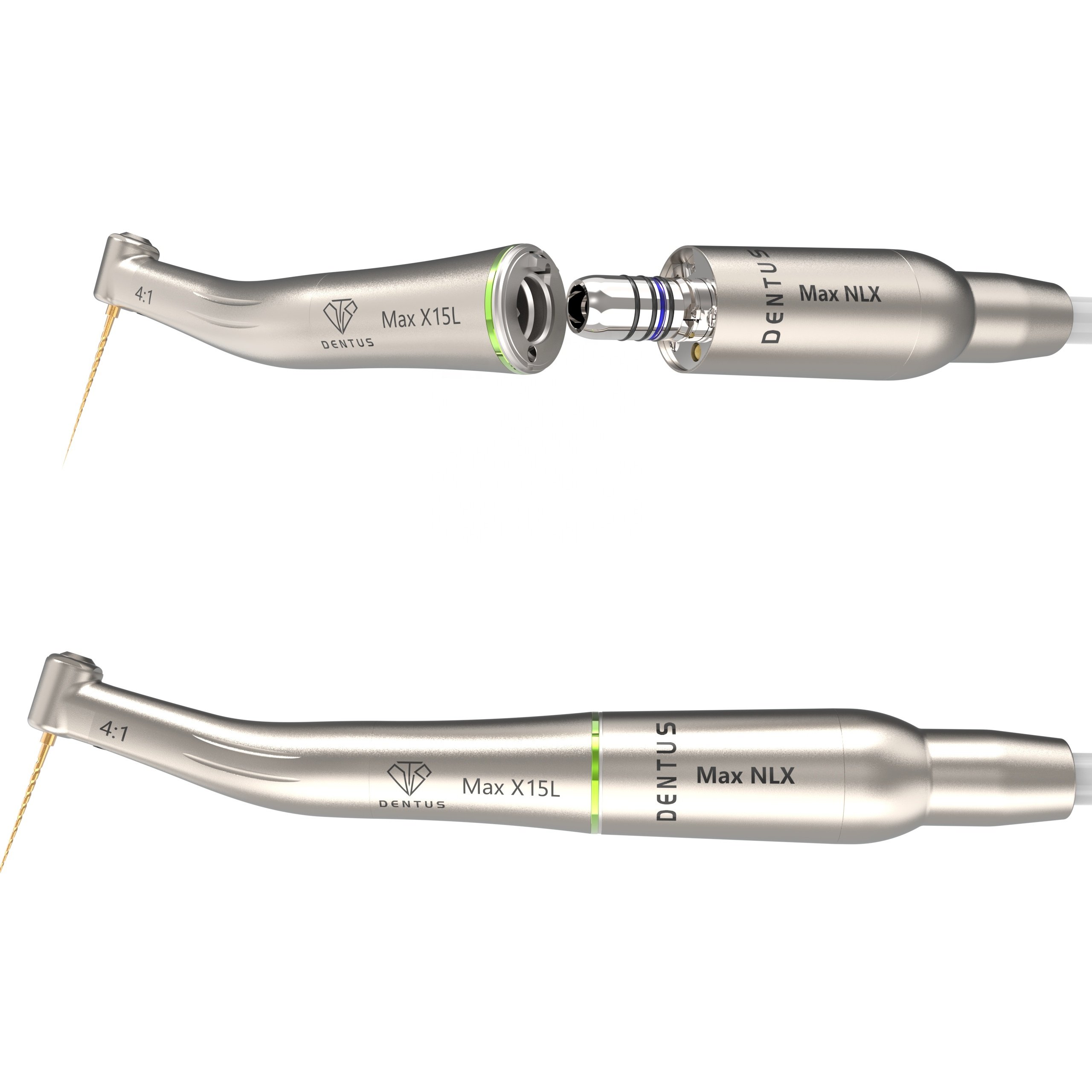 X15L 4:1 Reduction fiber optic handpiece angl contra dental