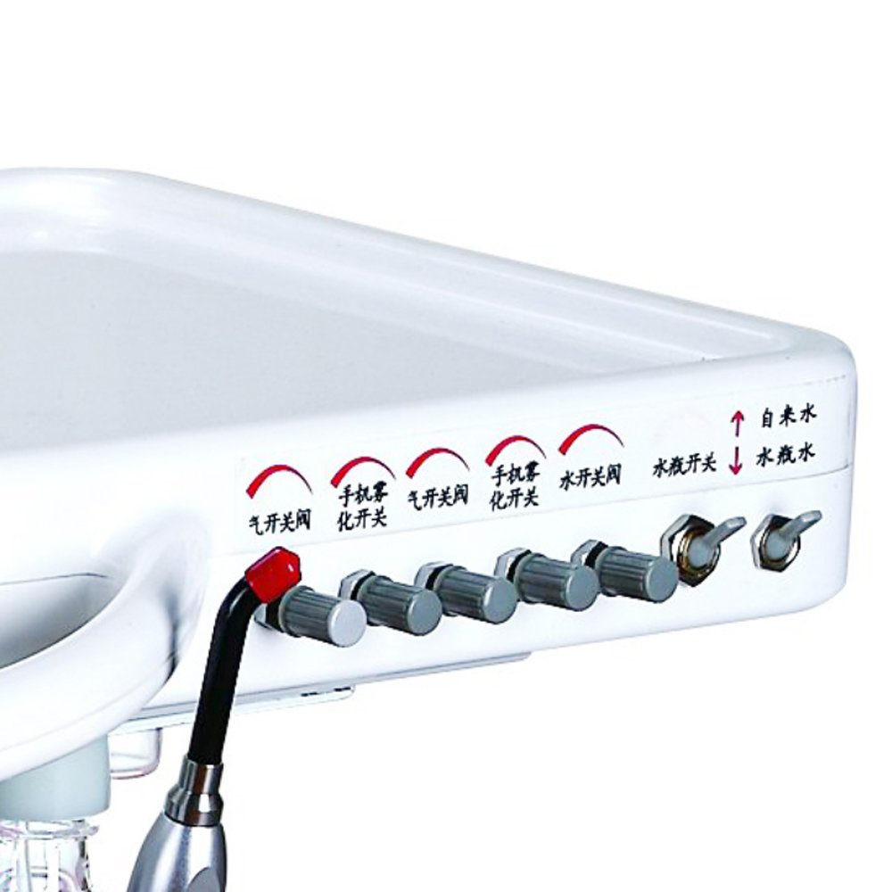 Dental High Quality Mobile Manufacturer Price Cart Unit Mini Portable Mobile Unit with LED Curing Light Ultrasonic Scaler