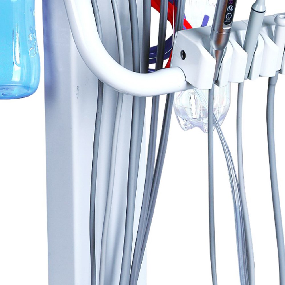 Dental High Quality Mobile Manufacturer Price Cart Unit Mini Portable Mobile Unit with LED Curing Light Ultrasonic Scaler