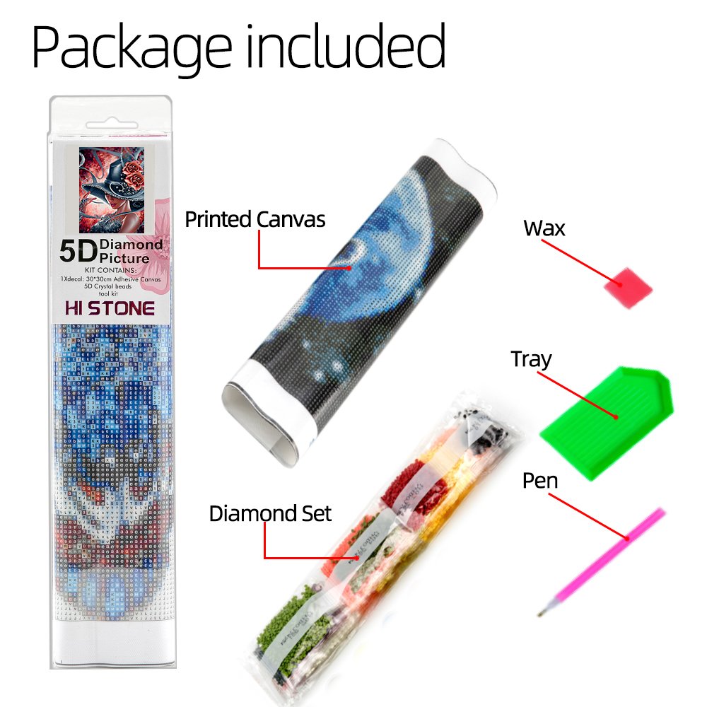 Glamour Woman Portrait Diamond Painting Kits Full Drill Diamond Art Paint With Round Diamonds Handmade Rhinestone Painting