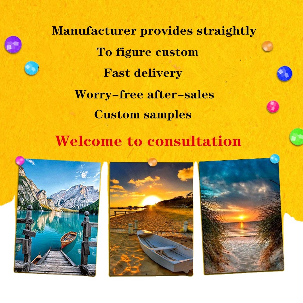 True Manufacturer Wholesale OEM ODM Diamond Embroidery Wall Art Low MOQ Customized Private Photo Diamond Painting Drop Shipping