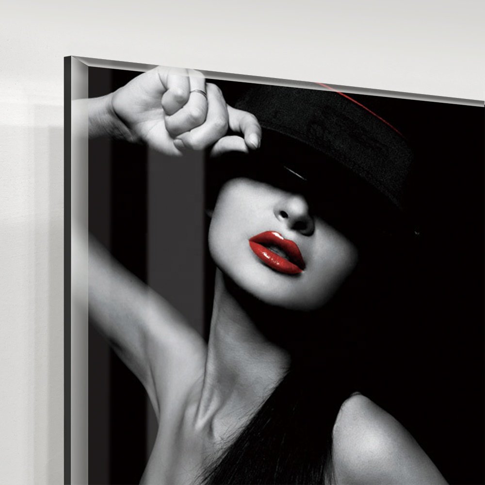 Customization Waterproof Cool Lady Diamond Painting Frames Picture Wall Art Acrylic Wall Art For Hotel Room