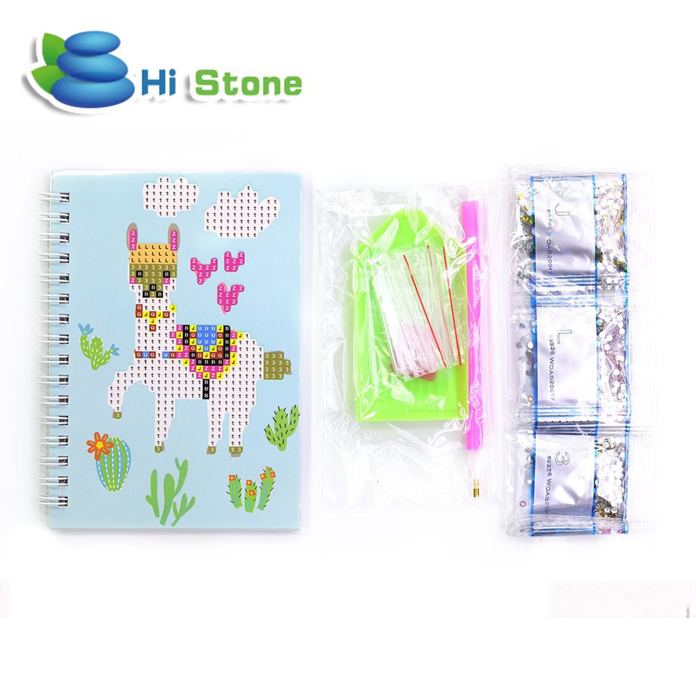 Diy stickers diamond diamond painting Christmas notebook sheep notepad 50 pages diary