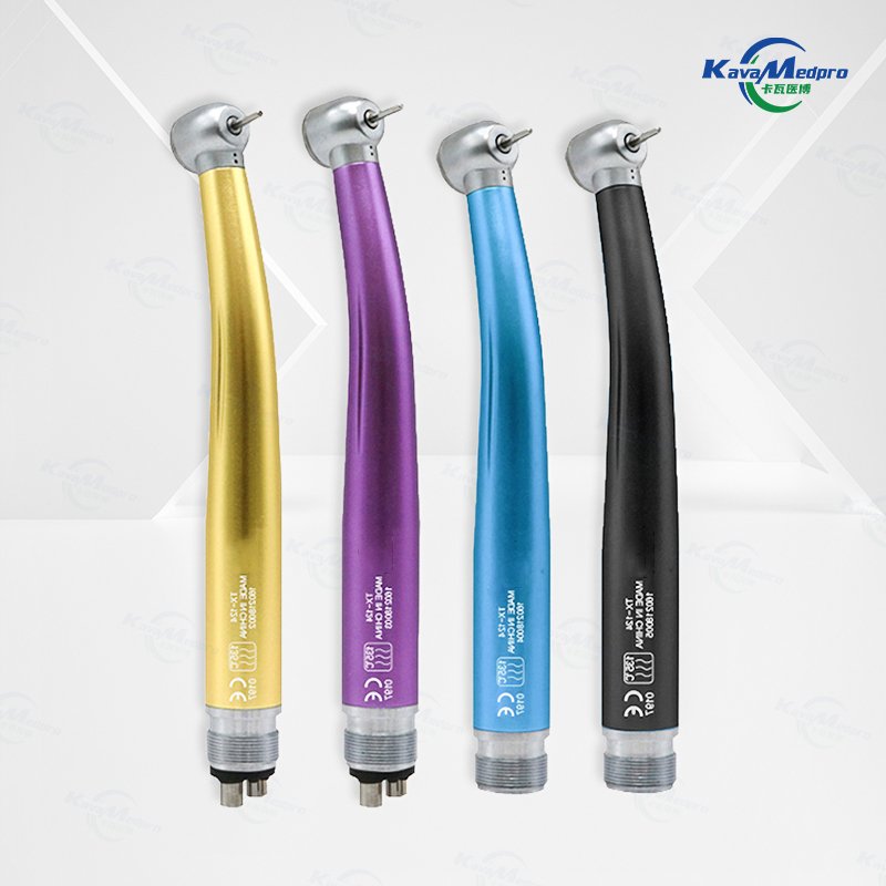 FactoryWholesale dental handpieces colorful appearance led dental equipment surgical instruments three-point jet dental products