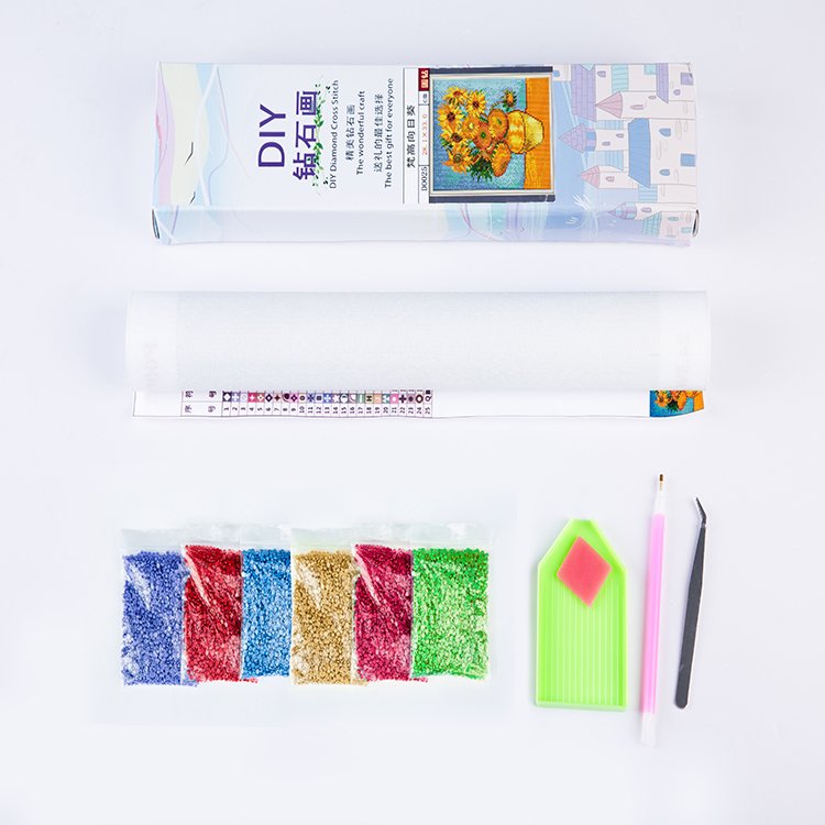 NKF 5D Full Drill Diamond Painting Accessories DIY Kit for Adults and Beginner Arts Craft Home Decor Cotton 1 Piece Canvas R004