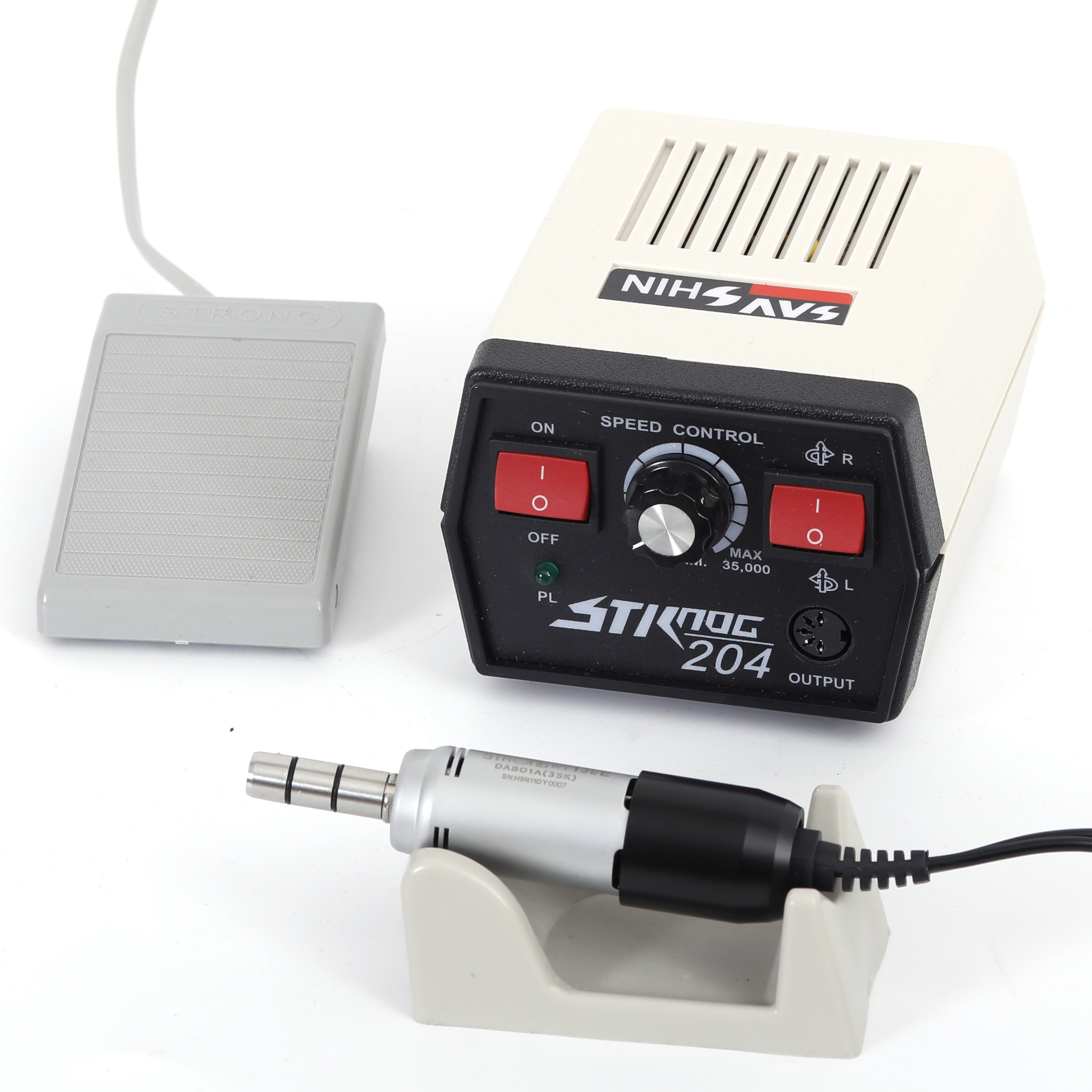 Laboratory polishing micromotor E type 108E handpiece 35000 rpm carbon brush strong 204 Micro Motor suitable for contra angle
