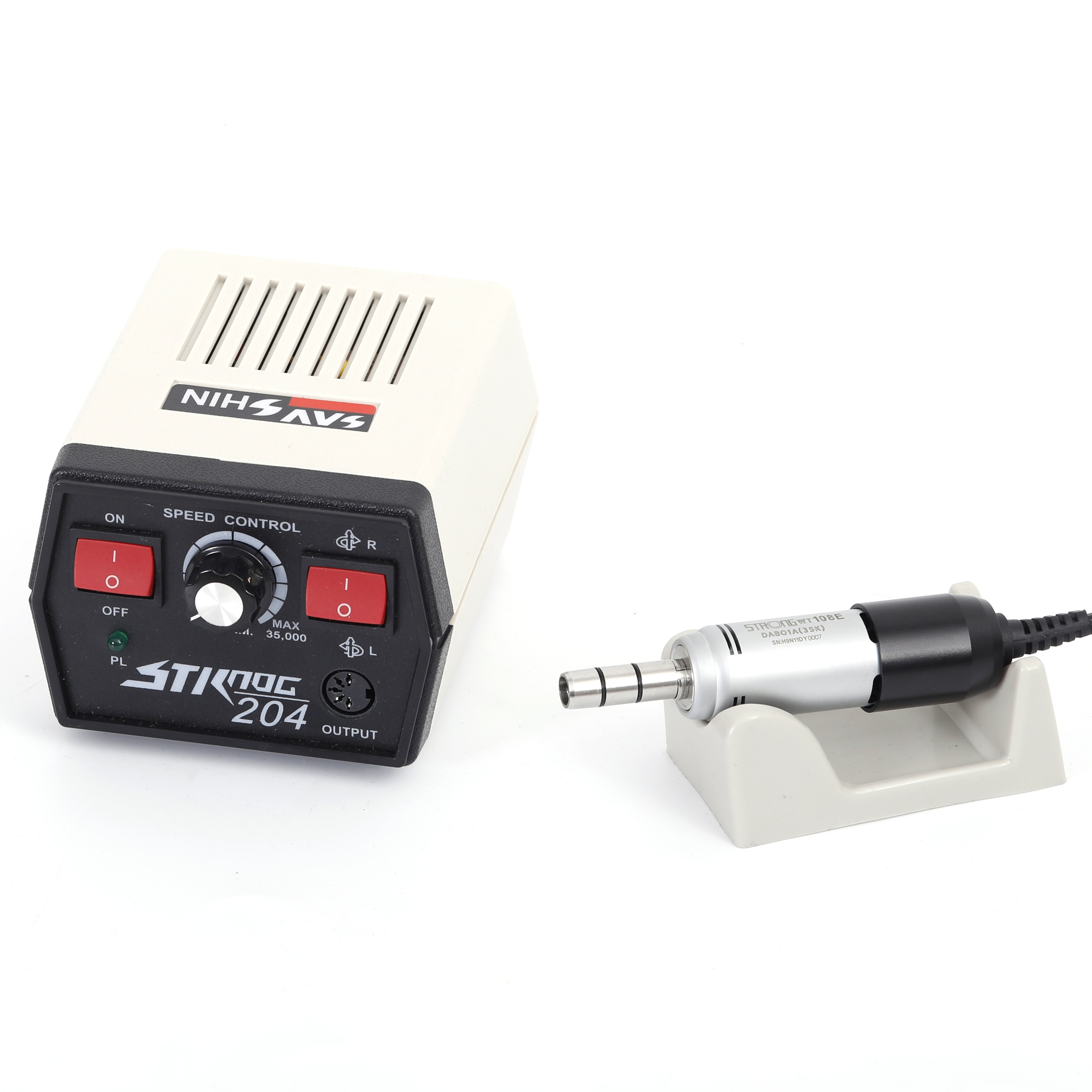 Laboratory polishing micromotor E type 108E handpiece 35000 rpm carbon brush strong 204 Micro Motor suitable for contra angle
