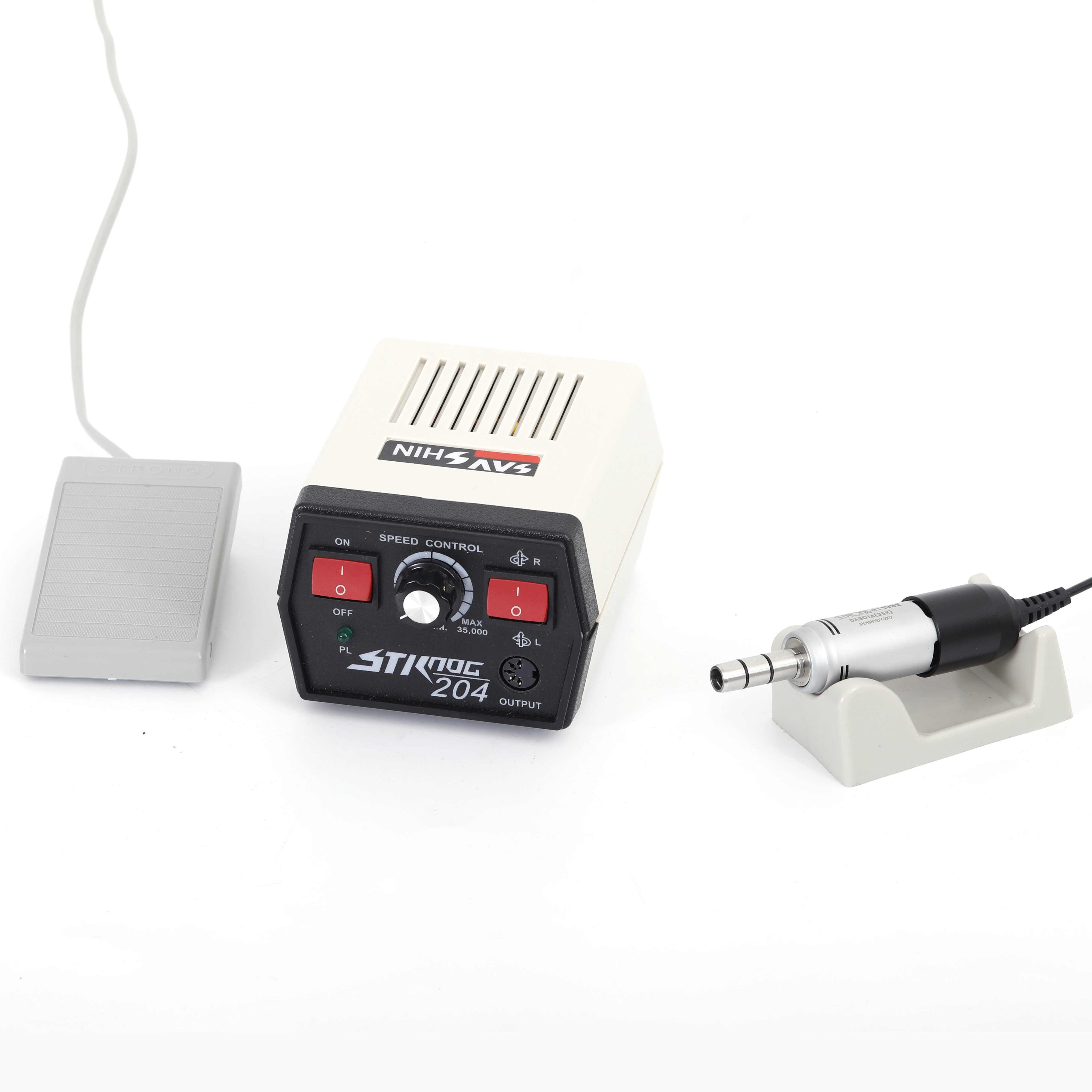 Laboratory polishing micromotor E type 108E handpiece 35000 rpm carbon brush strong 204 Micro Motor suitable for contra angle