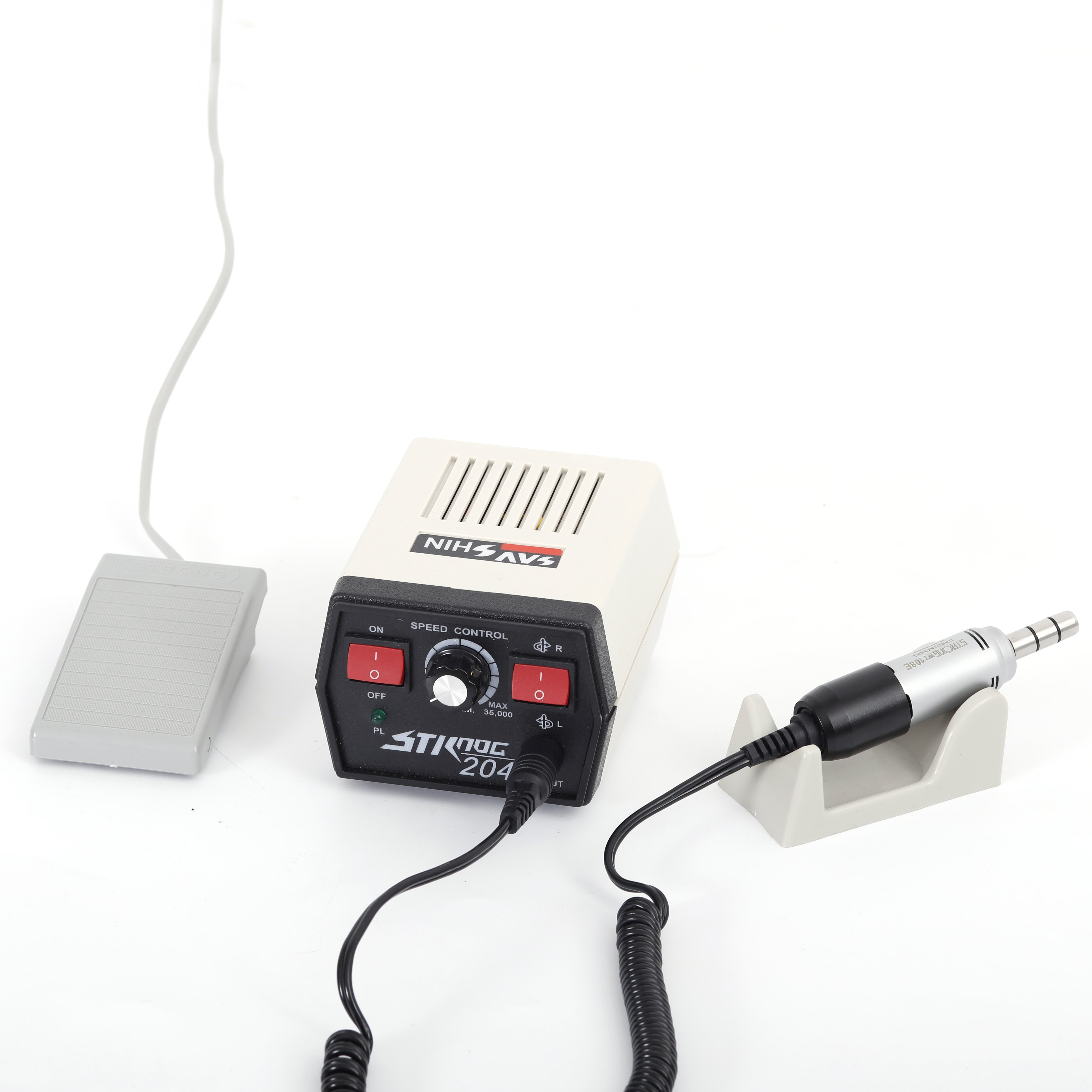 Laboratory polishing micromotor E type 108E handpiece 35000 rpm carbon brush strong 204 Micro Motor suitable for contra angle