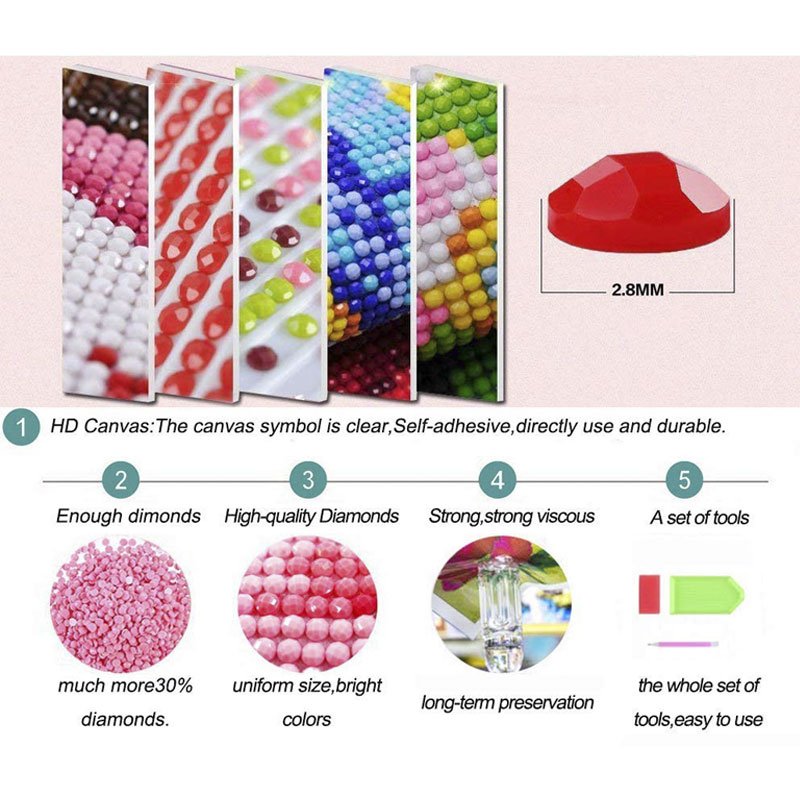 Wholesale price diy custom 30*40 5D snowman Christmas gifts diamond painting kit mosaic painting