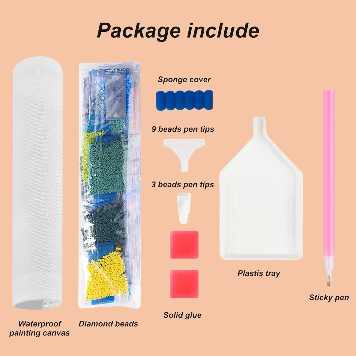 Simple and easy to use diamond stickers for forest fairyland diamond paintings beautiful landscape diamond paintings 30*40cm