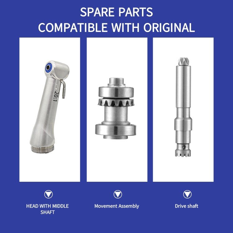 Dental 20:1 Surgical Implant Handpiece Dental Contra Angle / Dental Implant Micro Motor Contra Angle Handpiece For Dentist Tools