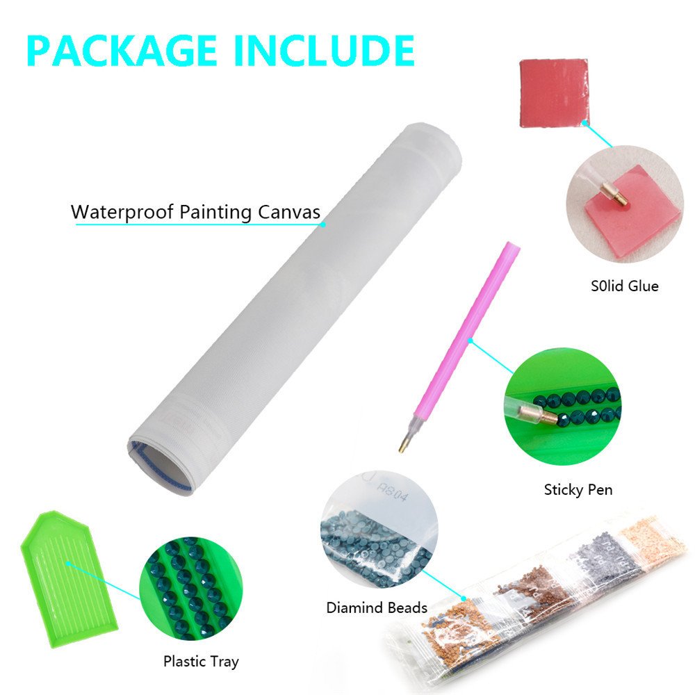 Wholesale 5D Diy Custom Diamond Painting Kit Full Diamond Photo Painting Round Square Diamond Painting