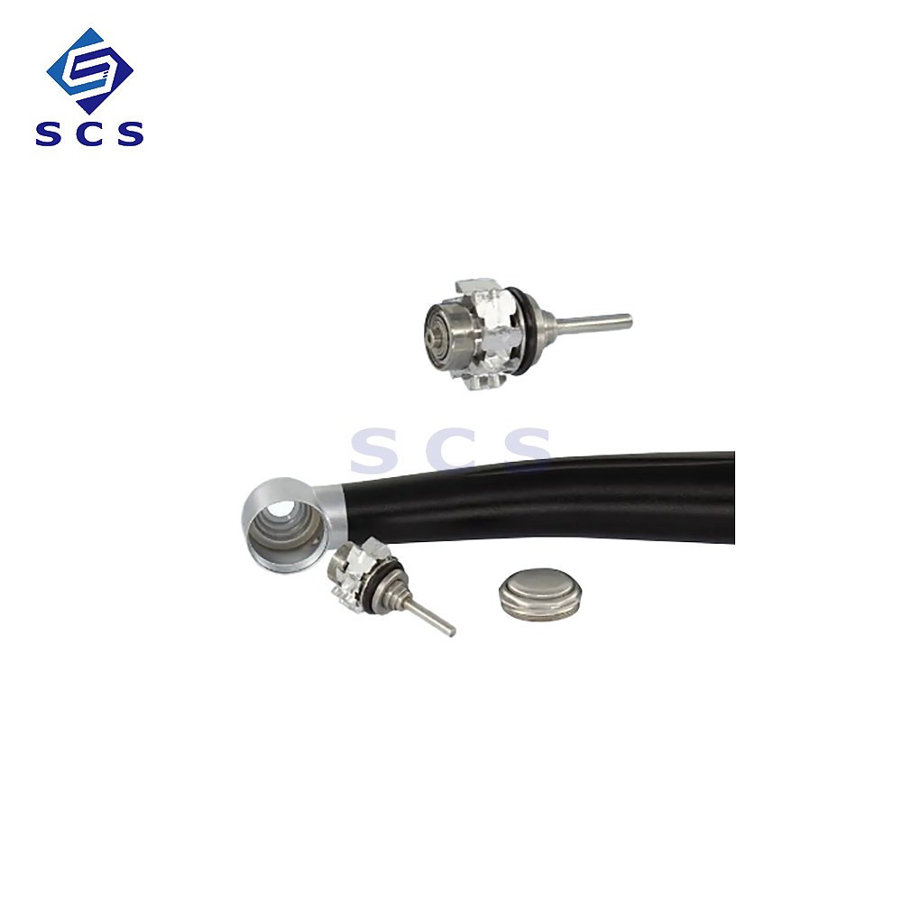 2/4 Holed Colorful Dental Turbine Push Buttonhigh Speed Handpiece