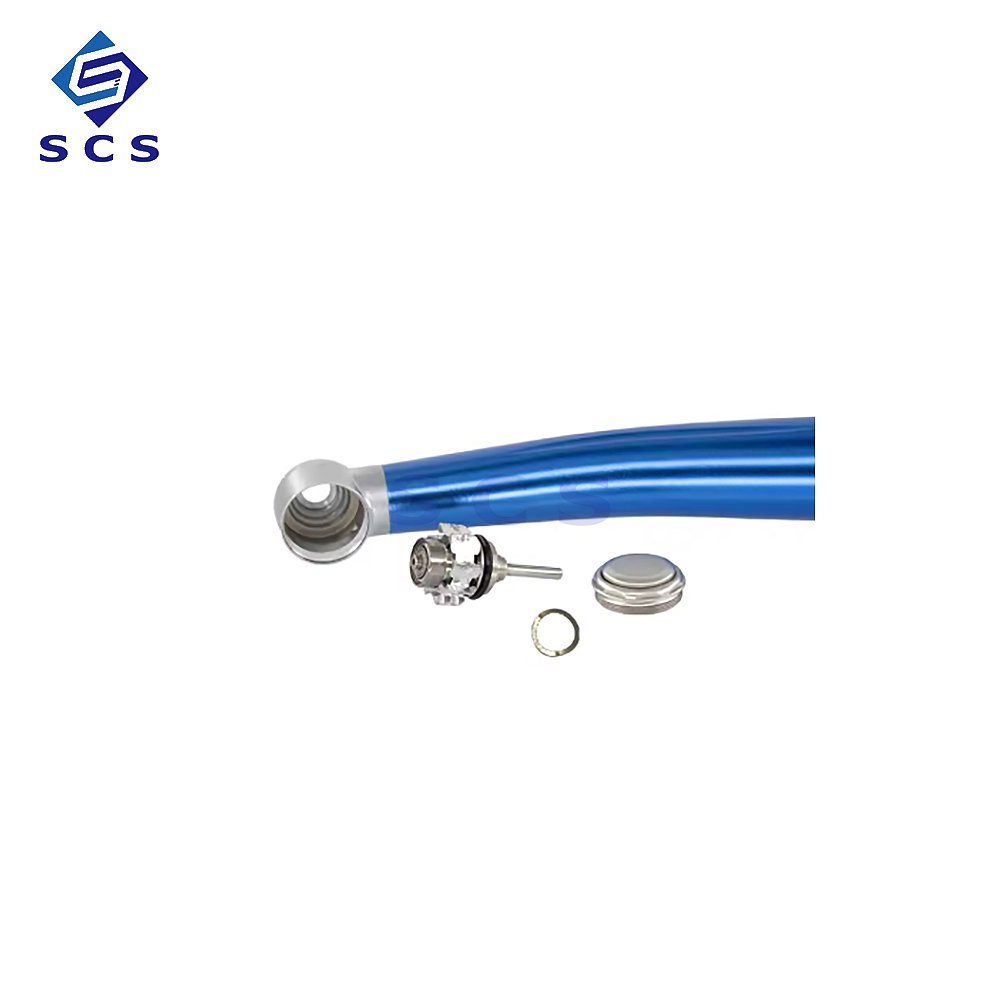2/4 Holed Colorful Dental Turbine Push Buttonhigh Speed Handpiece