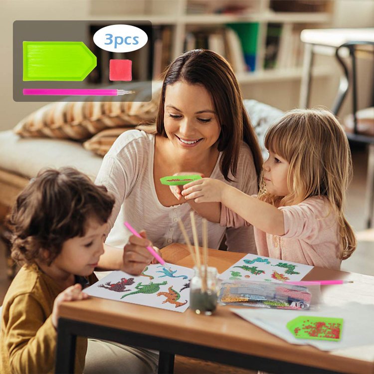 Wholesale Diamond Painting Kits for Kids 5D DIY Diamond Kits Paint by Numbers Handmade Sticker Arts and Crafts for Children
