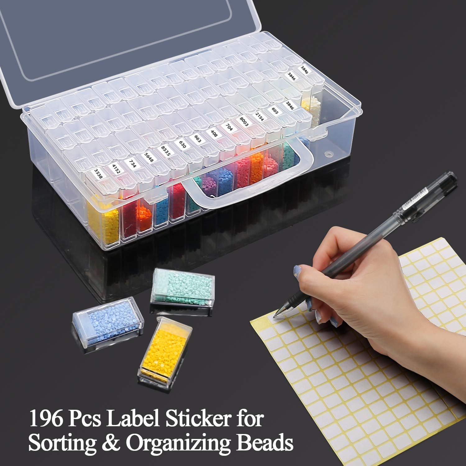 Factory Custom diamond painting storage Big Size handpainted diamond painting storage box