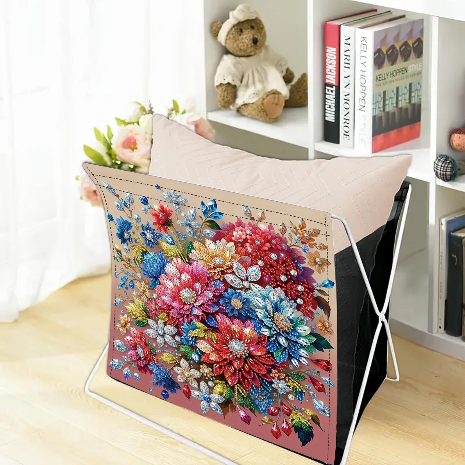 foldable diamond painting crystal DIY craft storage pouch