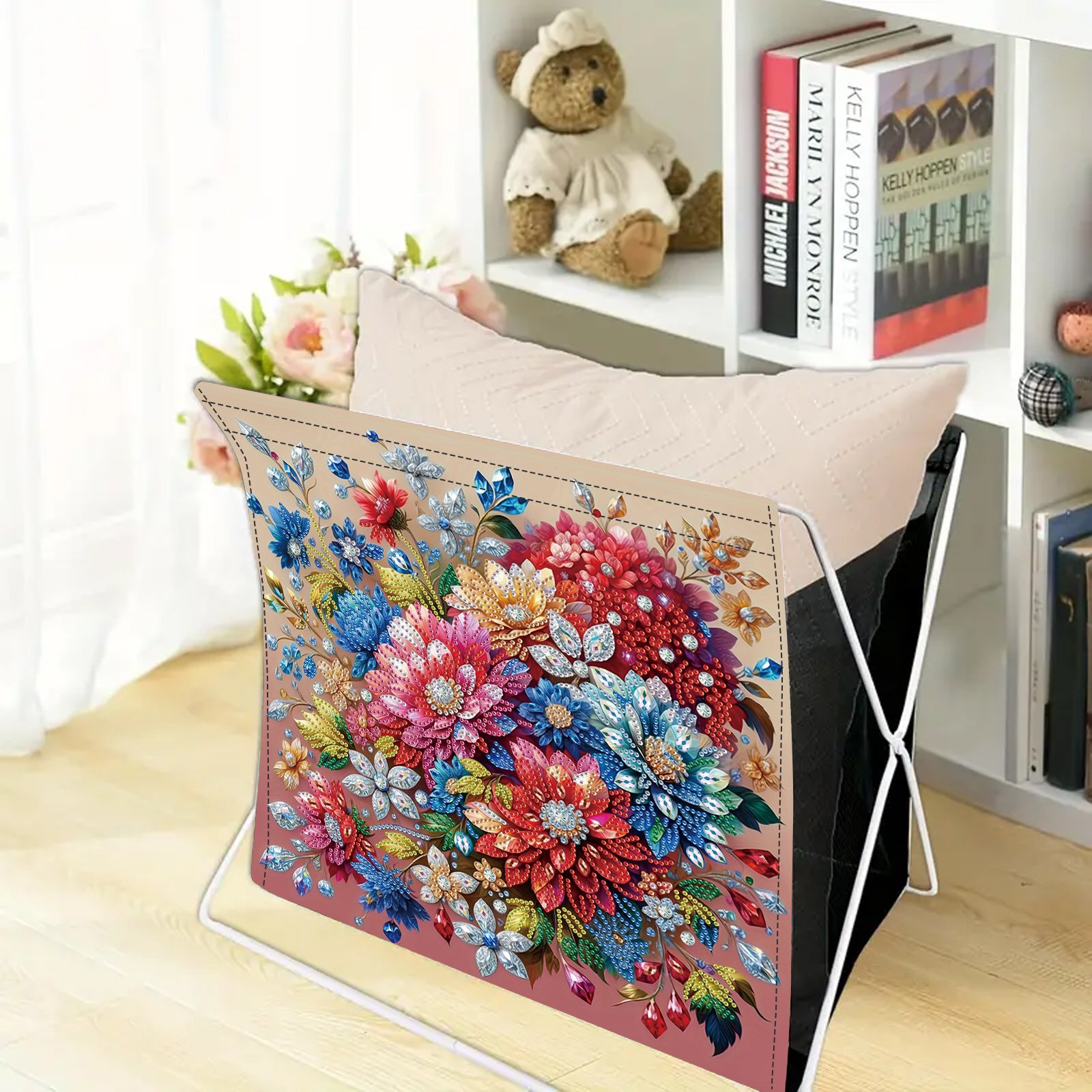 foldable diamond painting crystal DIY craft storage pouch