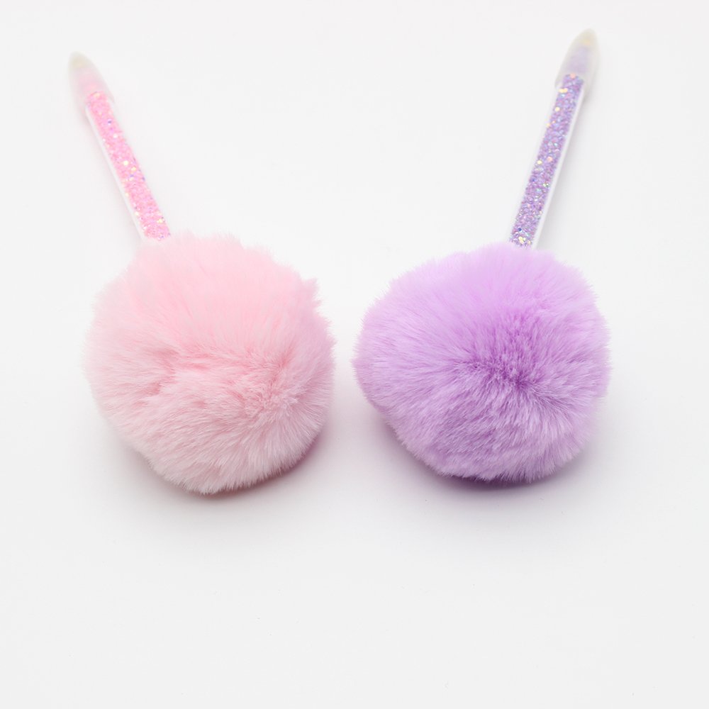 Diy Diamond Painting Pen With Fluffy Ball Tools Lipstick Pen Stick Drill Pen Diamond Embroidery Transparent In The Middle Drill
