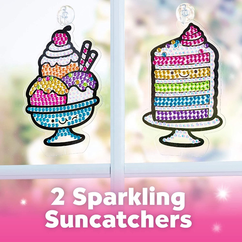 5D diamond art stickers kits kids DIY gem diamond arts and crafts painting stickers toy for handmade ornaments, sun catchers etc
