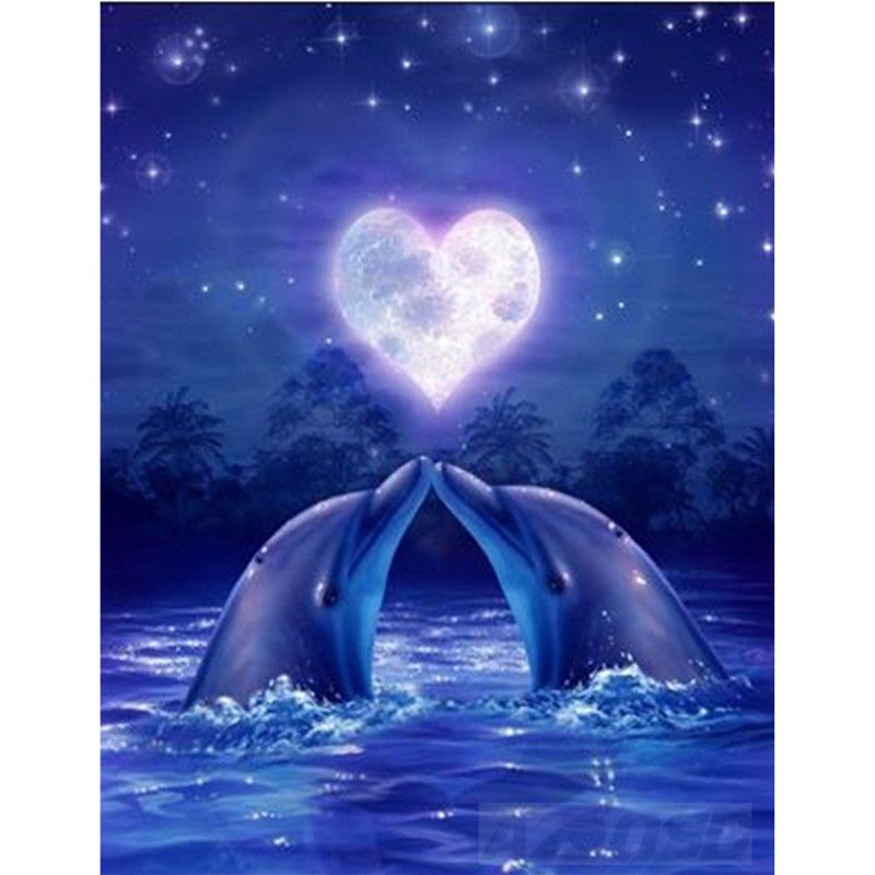 Paintings and Wall Arts 5D Diy Diamond Art Painting Animal Elephant Cross Stitch Embroidery Sunset Mosaic Decoration For Diamond