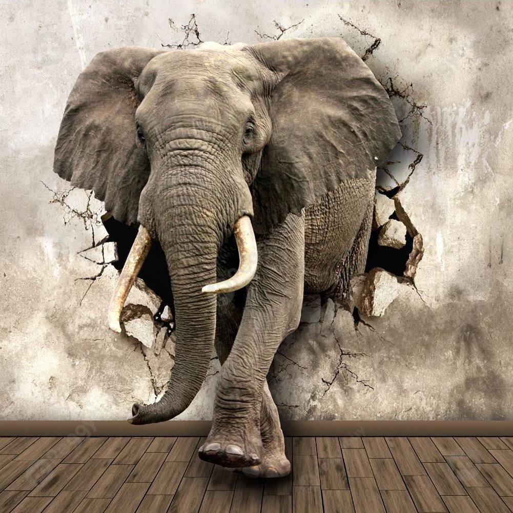 Elephant Animal Diamond Painting Handmade Full Diamond 5d Diamond Painting Elephants