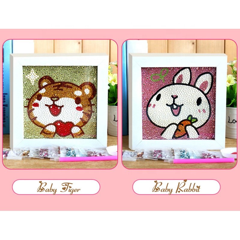 diy easy diy fun 3d diamond art painting for kids