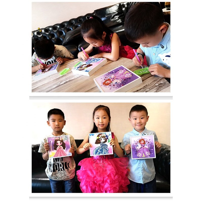 diy easy diy fun 3d diamond art painting for kids