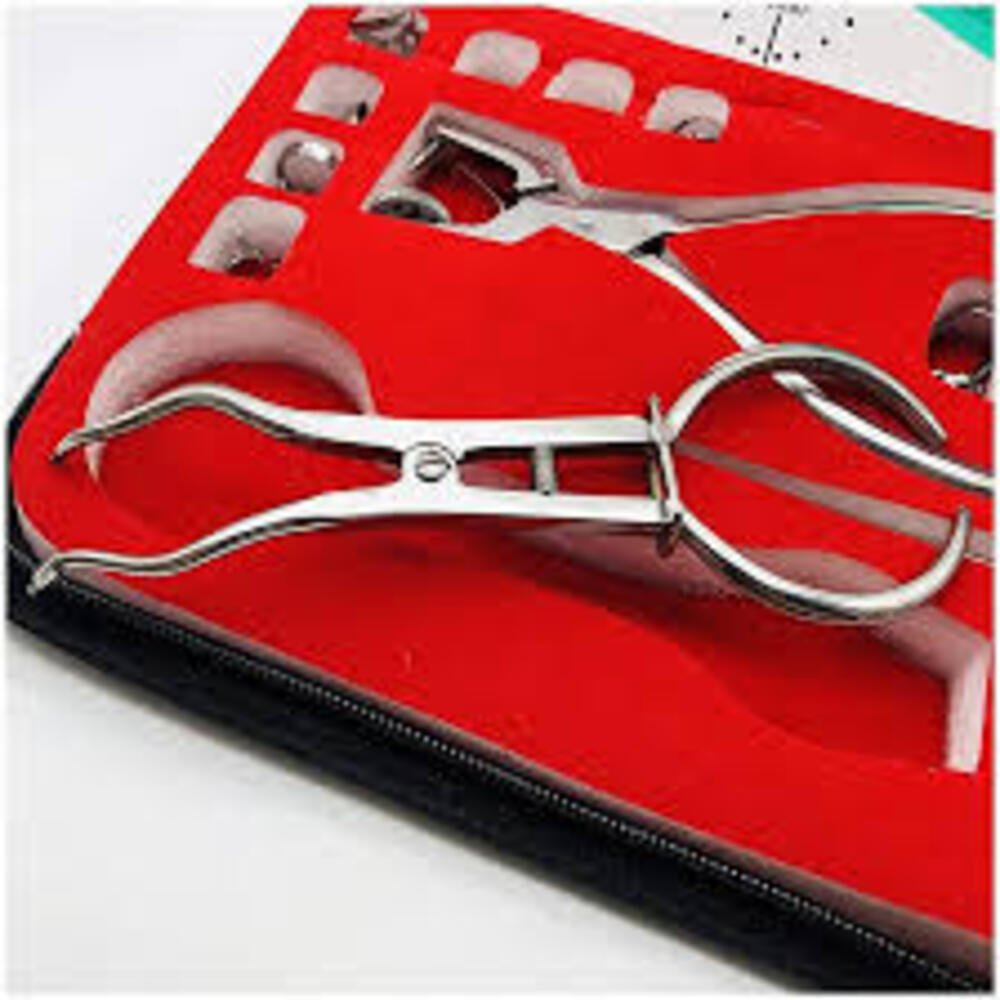Dental Dam Perforator Rubber Dam Kit Sheet Frame Clamps Hole Puncher Pliers Teeth Care Dentistry Dentist Orthodontic Tools set
