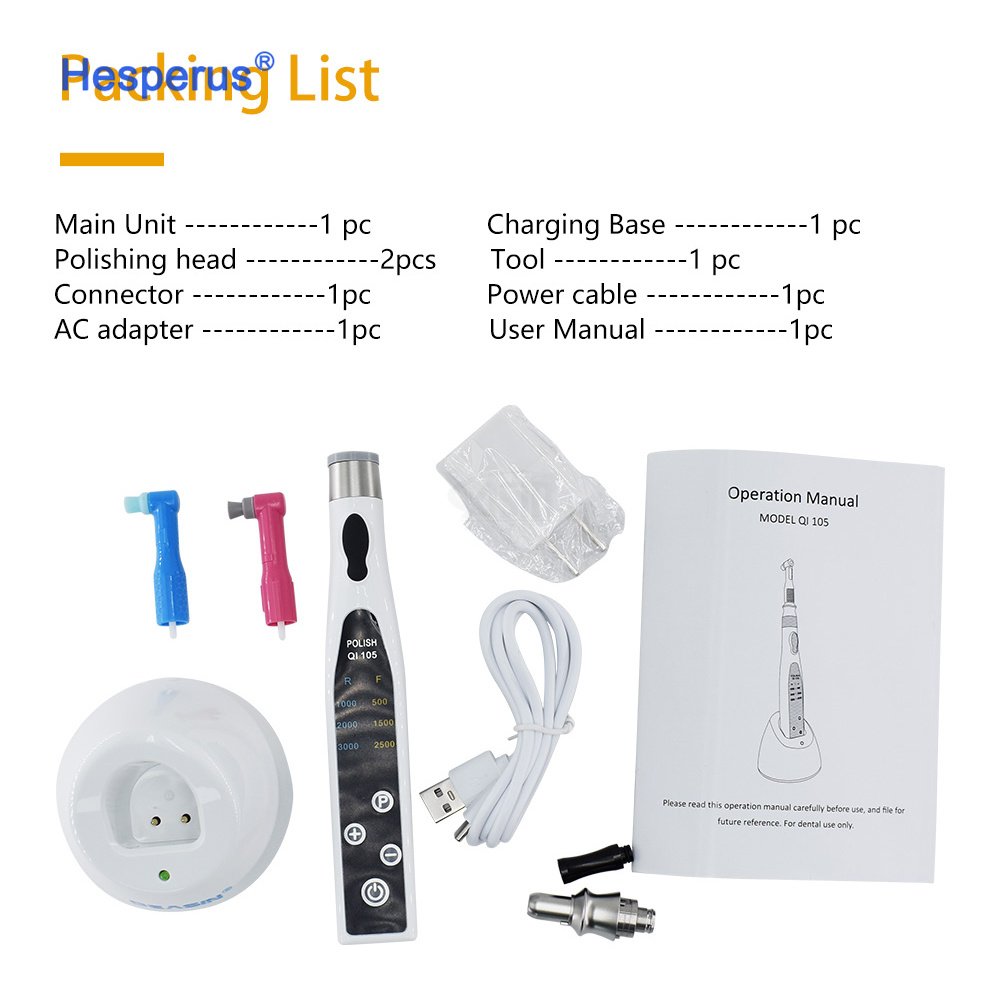 hesperus Dental Endo Motor Endo Straight Prophy Handpiece Endodoncia Cordless Rotary Endomotor