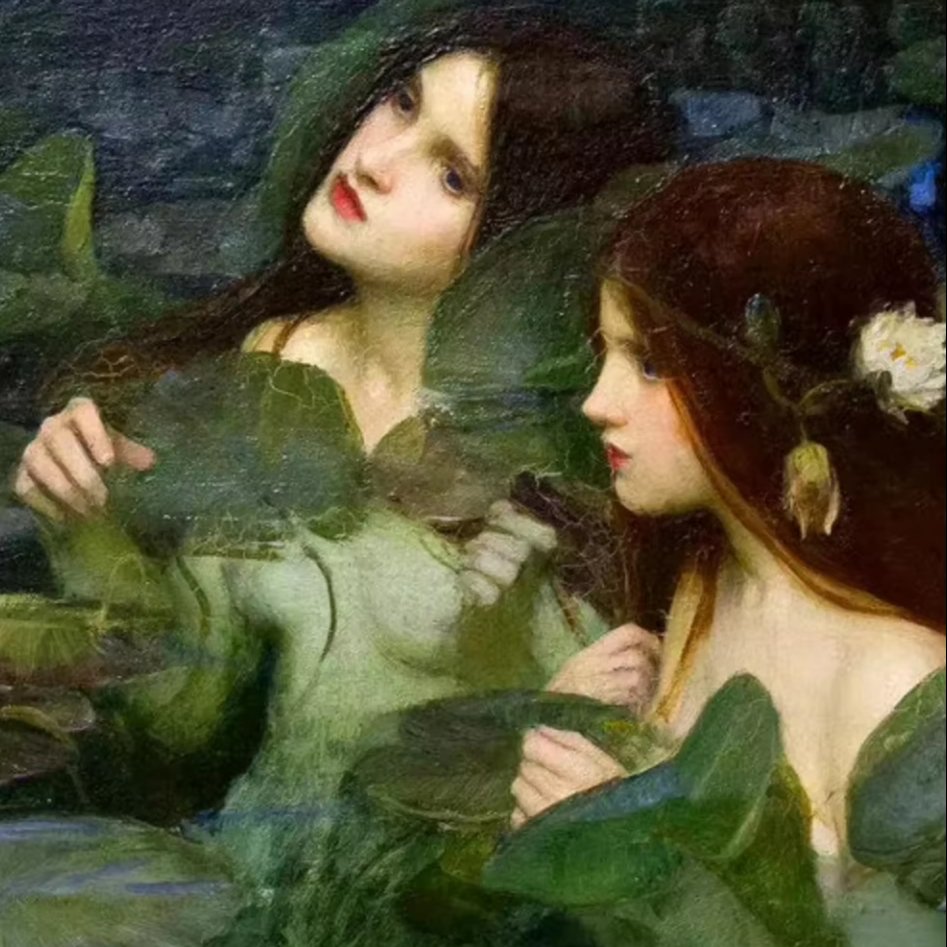 5D diamond painting Daffodil, Waterhouse works living room art style world famous paintings full of diamond appliques