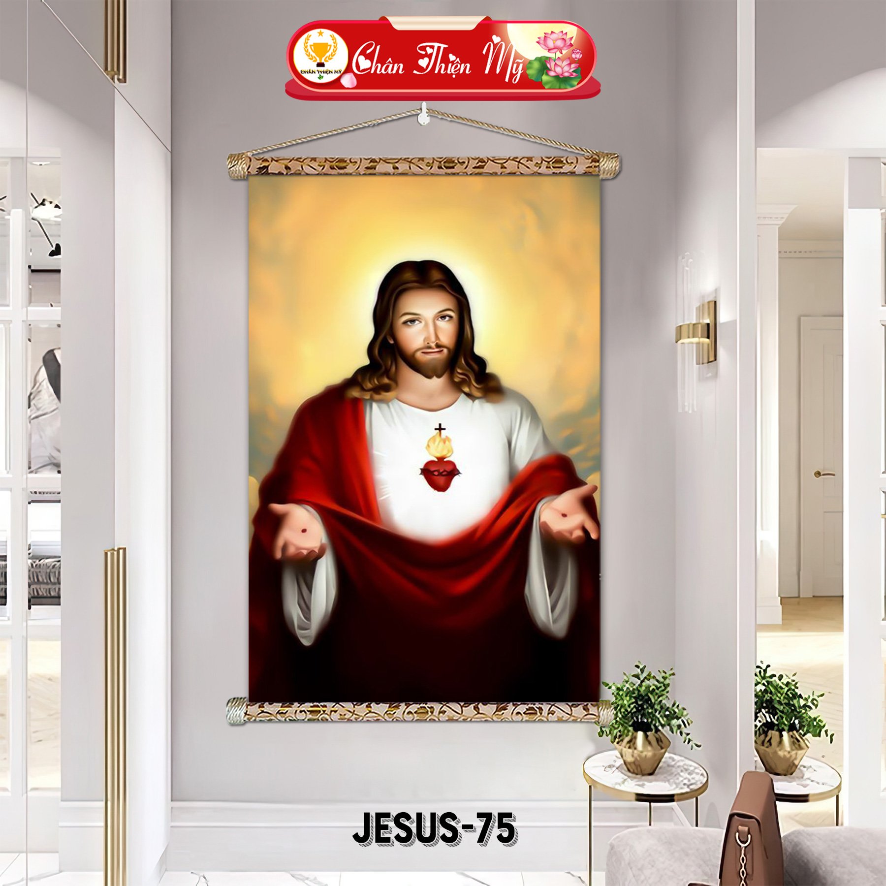Art oil painting religious diamond painting living room decoration