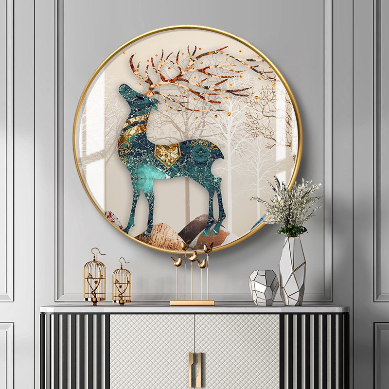 Bedroom Furniture Canvas Wall Art 5D Diamond Painting Printed Porcelain Crystal Decor