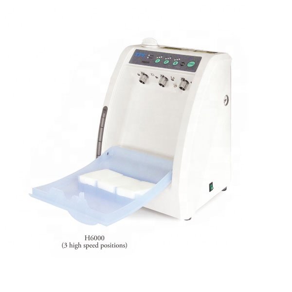 Dental handpiece lubricating and cleaning machine
