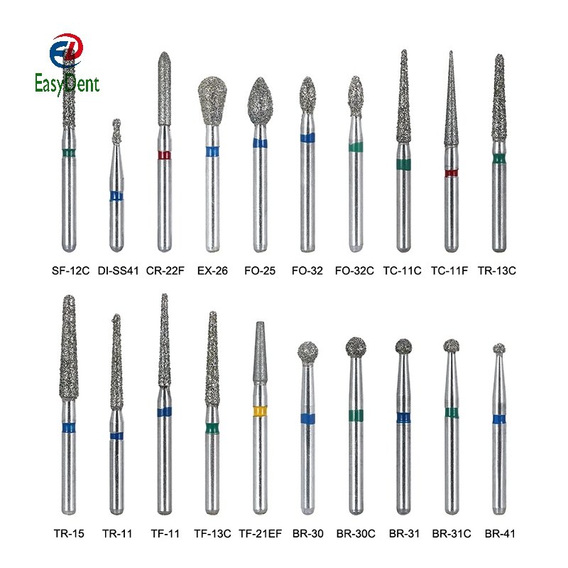 FG 1.6M Dental High Speed Handpiece burs Dental Air Turbine From WR-11 to TR-SS21 Dental Supplies Bur