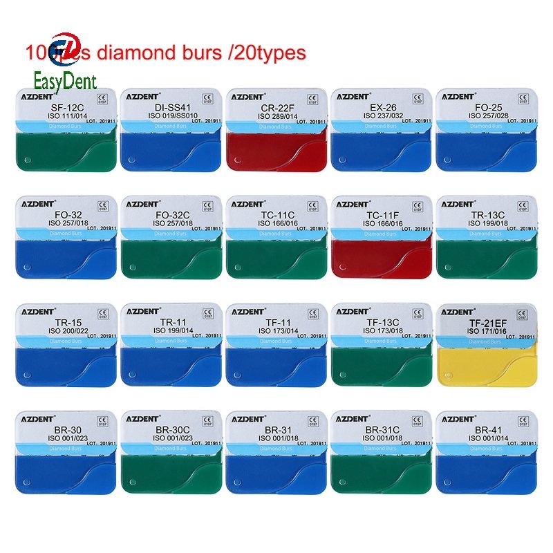 FG 1.6M Dental High Speed Handpiece burs Dental Air Turbine From WR-11 to TR-SS21 Dental Supplies Bur
