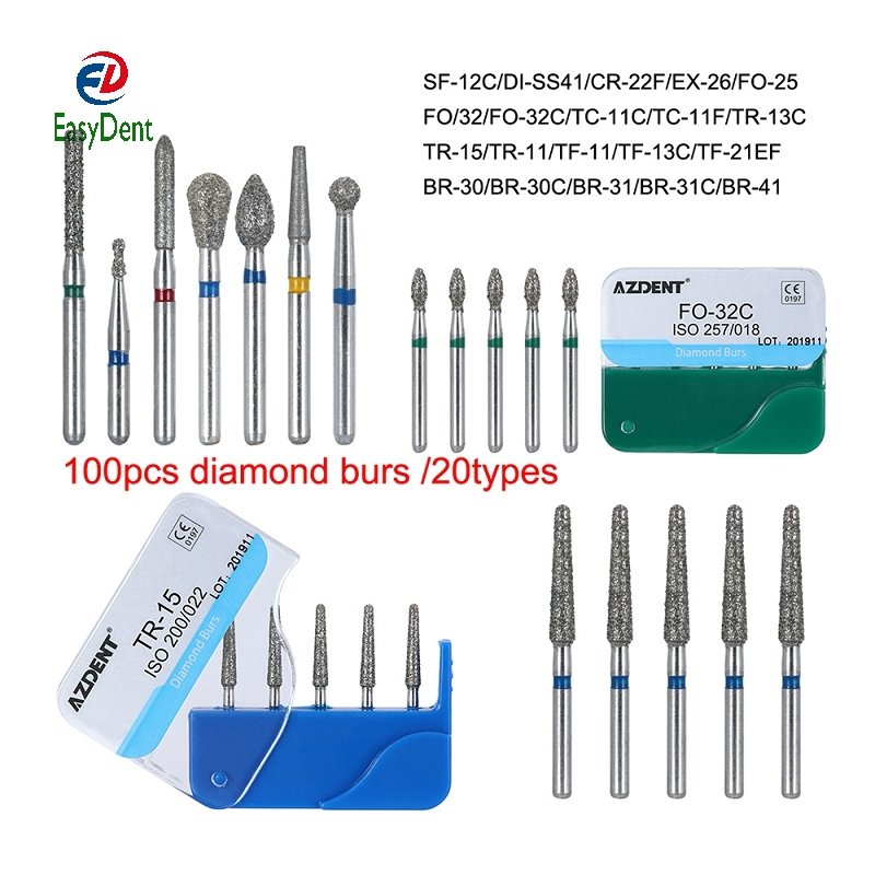 FG 1.6M Dental High Speed Handpiece burs Dental Air Turbine From WR-11 to TR-SS21 Dental Supplies Bur