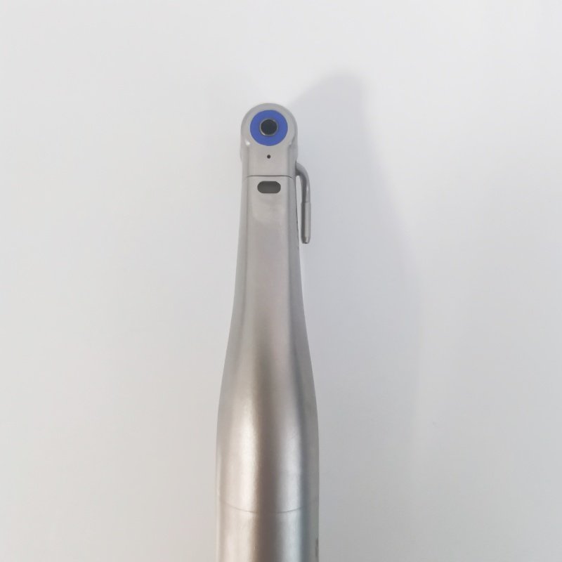 Surgical dental micro motor drill 20:1 reduction optic fiber dental handpiece green ring contra angle implant handpiece