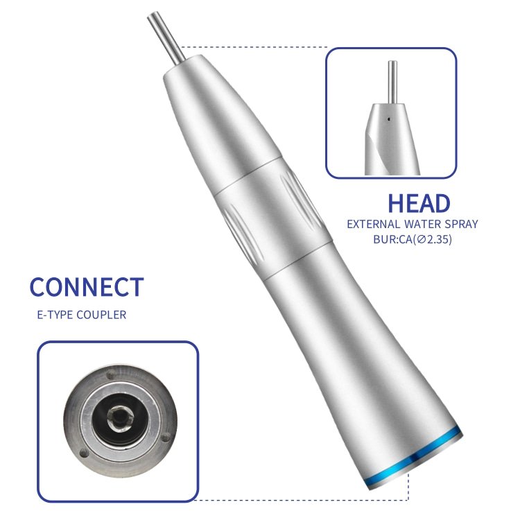 dental surgical low speed handpiece kit electric motor and straight contra angle connect 4 holes push button product set