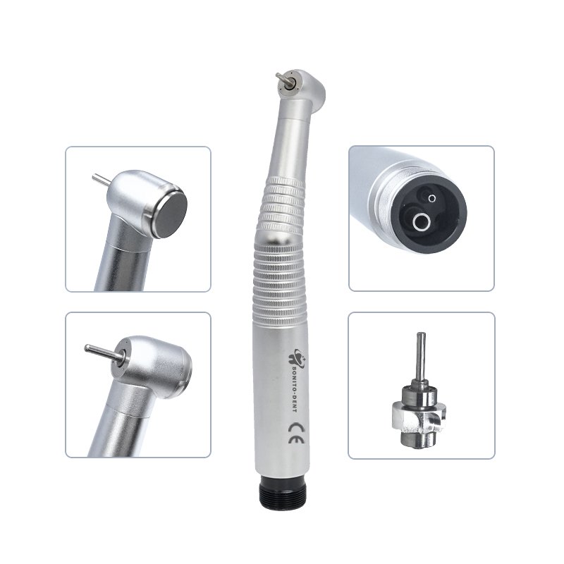 Dental air turbine high speed handpiece pana max three water spraypush button dental handpiece high speed