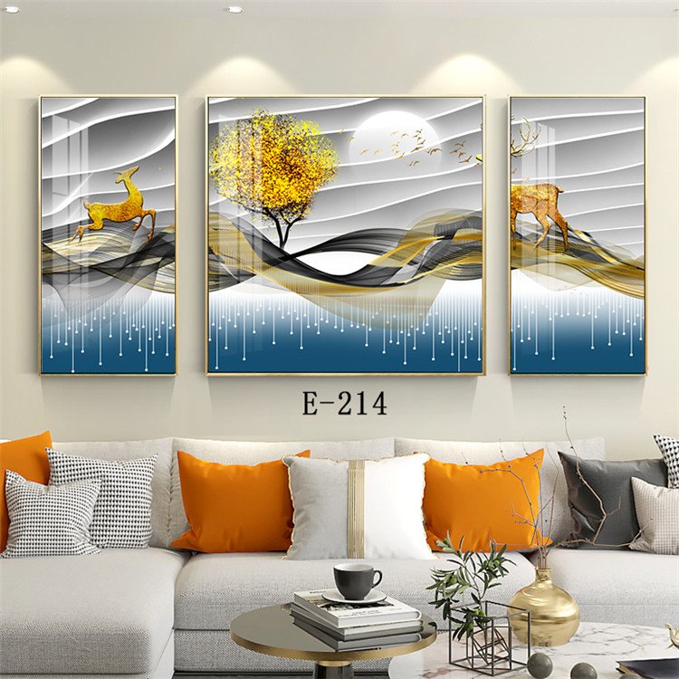 High end light luxury custom aristocratic art wall frame home decoration space art exquisite combination wall frame