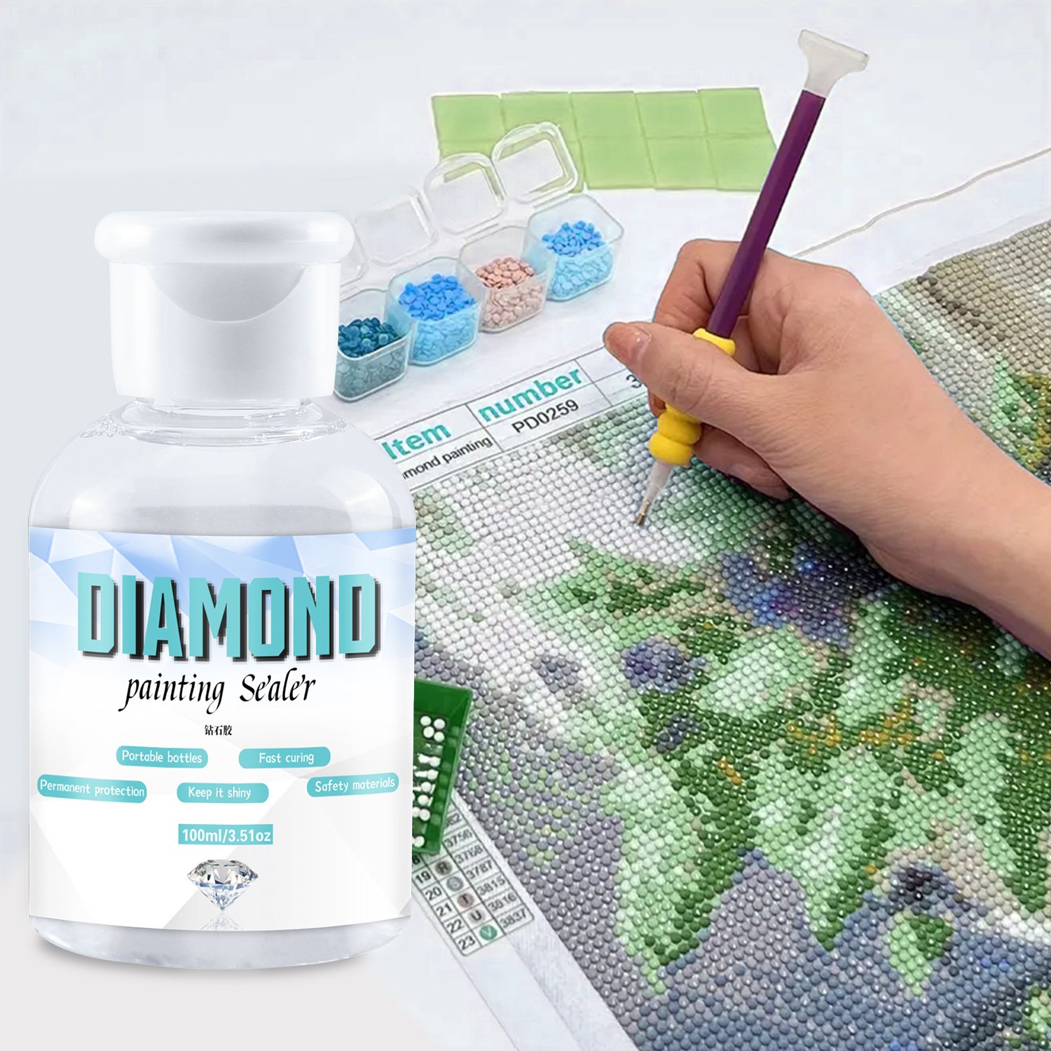 Diamond painting sealant Two specifications 100ml 120ml Wholesale