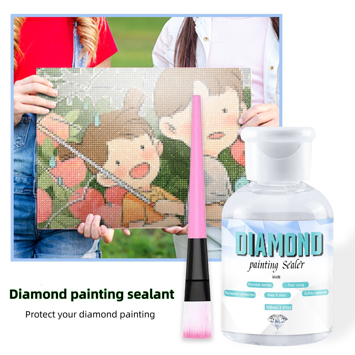Diamond painting sealant Two specifications 100ml 120ml Wholesale